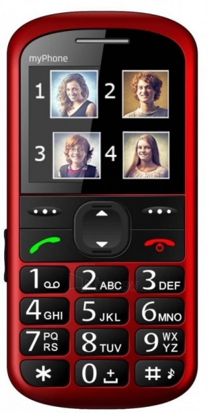 Mobilus telefonas MyMobilais telefons HALO 2 red paveikslėlis 4 iš 5
