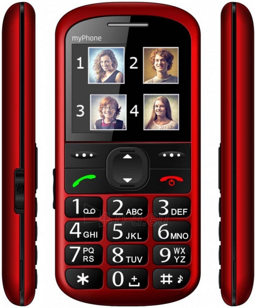 Mobilus telefonas MyMobilais telefons HALO 2 red paveikslėlis 5 iš 5