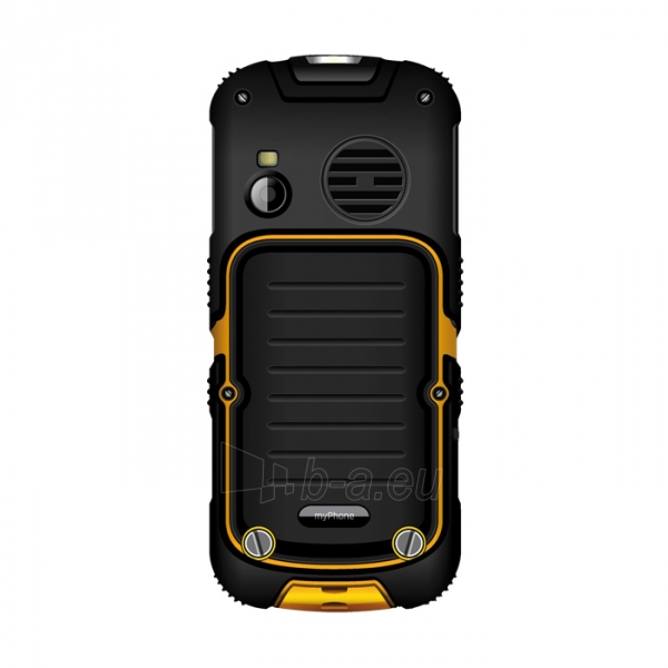 Mobile phone MyPhone HAMMER 2+ black/orange paveikslėlis 3 iš 4
