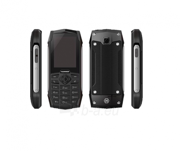 Mobilus telefonas MyMobilais telefons HAMMER 3 + Dual Sim silver paveikslėlis 4 iš 4