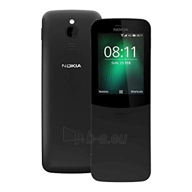 Mobilus telefonas Nokia 8110 4G Dual black paveikslėlis 2 iš 3
