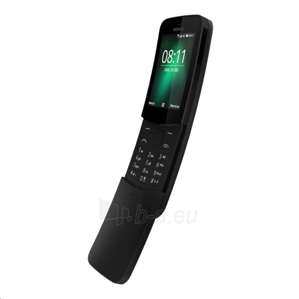 Mobilus telefonas Nokia 8110 4G Dual black paveikslėlis 3 iš 3