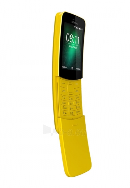 Mobilus telefonas Nokia 8110 4G Dual yellow paveikslėlis 2 iš 4
