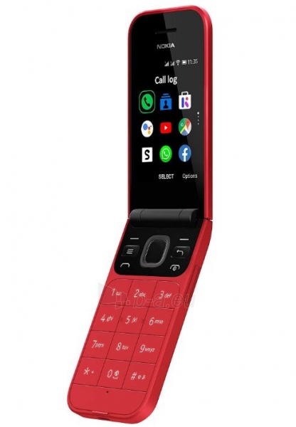 Mobilusis telefonas Nokia 2720 Flip Dual red paveikslėlis 6 iš 6