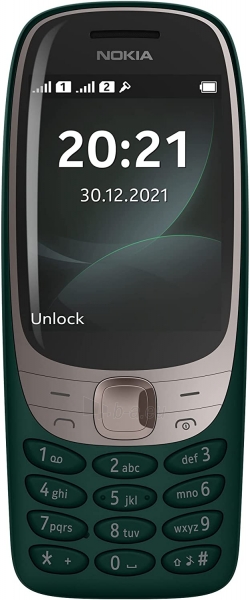 Mobile phone Nokia 6310 Dual green ENG paveikslėlis 1 iš 5