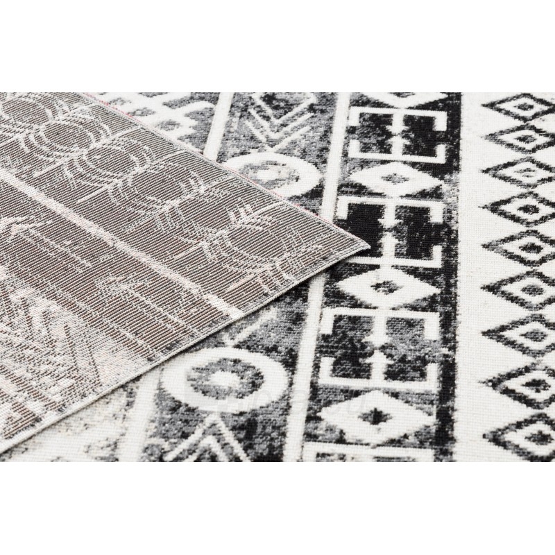 Modernus kilimas su juodais akcentais MUNDO Boho | 120x170 cm paveikslėlis 15 iš 16
