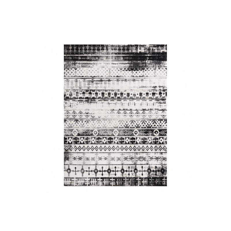 Modernus kilimas su juodais akcentais MUNDO Boho | 120x170 cm paveikslėlis 2 iš 16