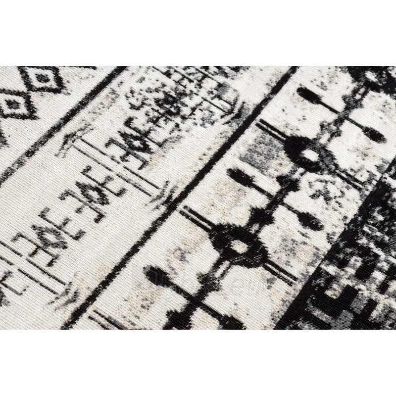 Modernus kilimas su juodais akcentais MUNDO Boho | 140x190 cm paveikslėlis 6 iš 16