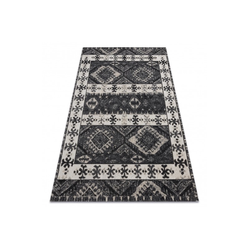 Modernus kilimas su juodos spalvos akcentais MUNDO Etnic | 120x170 cm paveikslėlis 16 iš 16