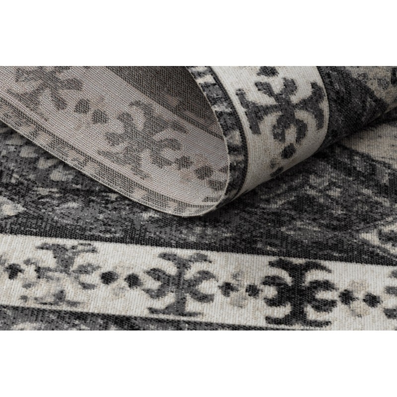 Modernus kilimas su juodos spalvos akcentais MUNDO Etnic | 200x290 cm paveikslėlis 14 iš 16