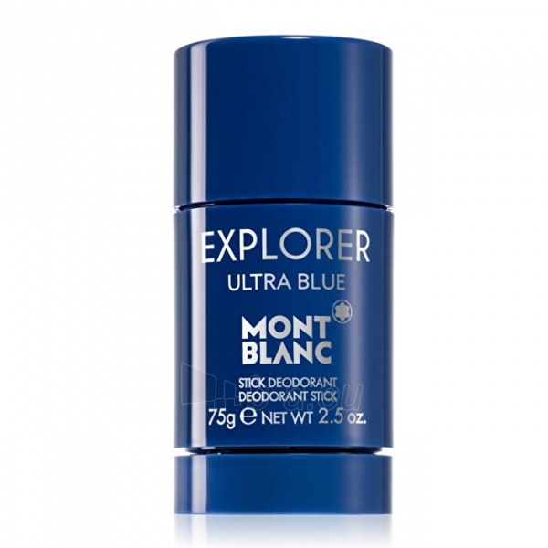 Montblanc Explorer Ultra Blue - solid deodorant - 75 ml paveikslėlis 1 iš 1