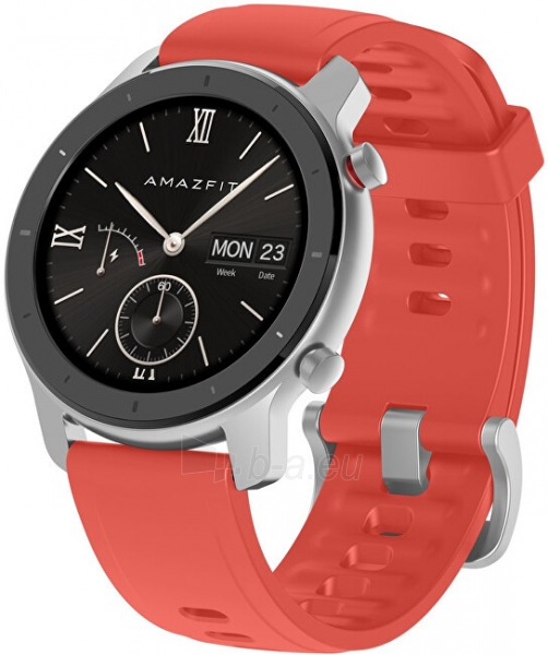 Moteriškas laikrodis Amazfit Xiaomi Amazfit GTR 42mm Raudona paveikslėlis 1 iš 9