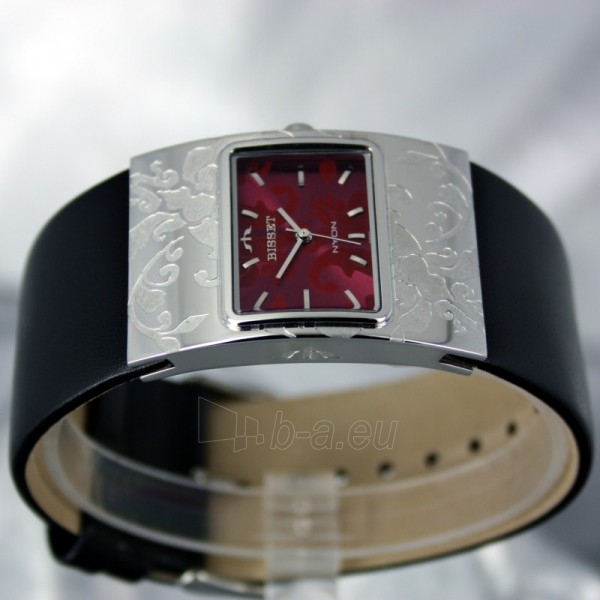 Moteriškas laikrodis BISSET Mimesis BS25B49 LS RED BK paveikslėlis 4 iš 7