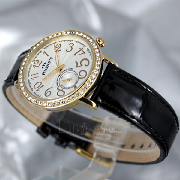 Moteriškas laikrodis BISSET Queen Ice BS25C01Q LG WH BK paveikslėlis 4 iš 6