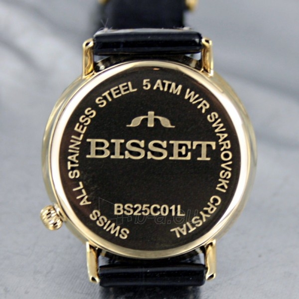 Moteriškas laikrodis BISSET Queen Ice BS25C01Q LG WH BK paveikslėlis 6 iš 6