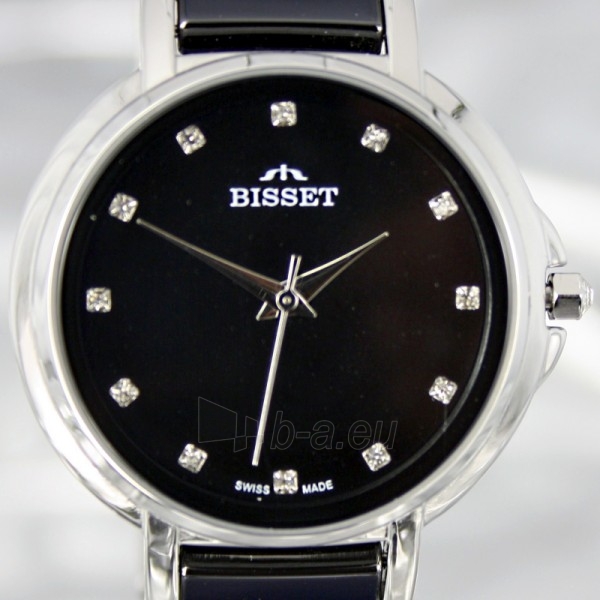 Moteriškas laikrodis BISSET Swan BSBD01 LS BK paveikslėlis 5 iš 7