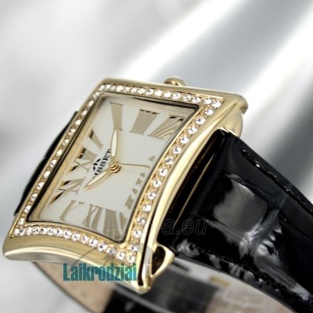 Moteriškas laikrodis BISSET Tosca BS25C09Q LG WH BK paveikslėlis 5 iš 6