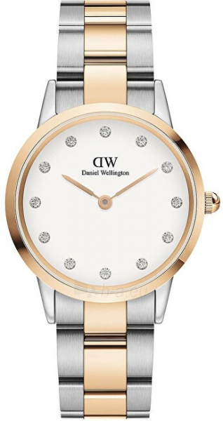 Moteriškas laikrodis Daniel Wellington Iconic Link Lumine 32 RG/S White DW00100358 paveikslėlis 1 iš 5