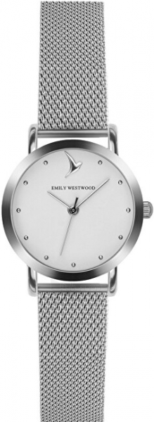 Sieviešu pulkstenis Emily Westwood Classic Silver Classic Mini Mesh EAJ-2514S paveikslėlis 1 iš 3
