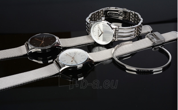 Moteriškas laikrodis Esprit Essential Black Silver Mesh ES1L034M0065 paveikslėlis 5 iš 10