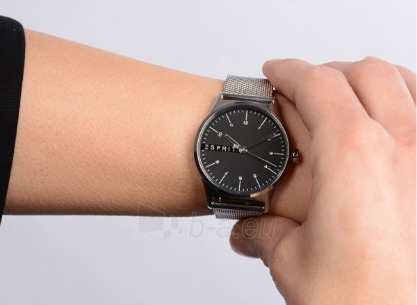 Moteriškas laikrodis Esprit Essential Black Silver Mesh ES1L034M0065 paveikslėlis 2 iš 10