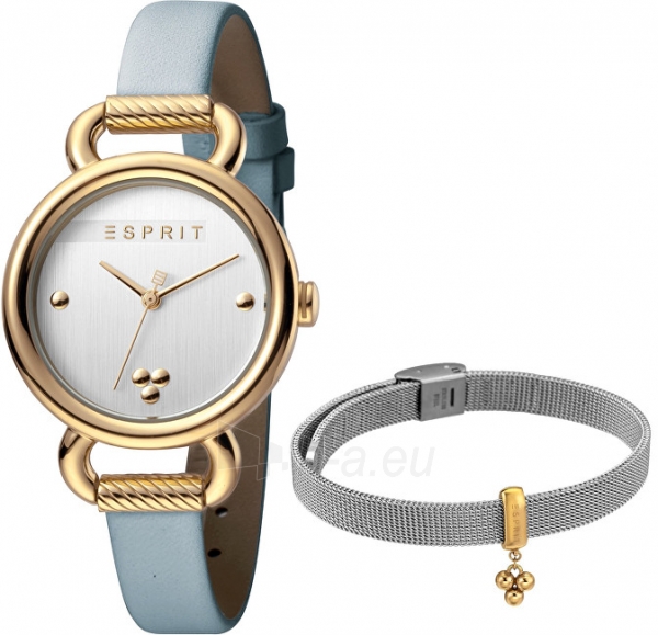 Moteriškas laikrodis Esprit Play Silver L.Blue SET ES1L023L0025 paveikslėlis 1 iš 4