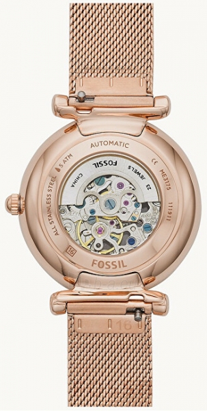 Moteriškas laikrodis Fossil Carlie Automatic ME3175 paveikslėlis 2 iš 4