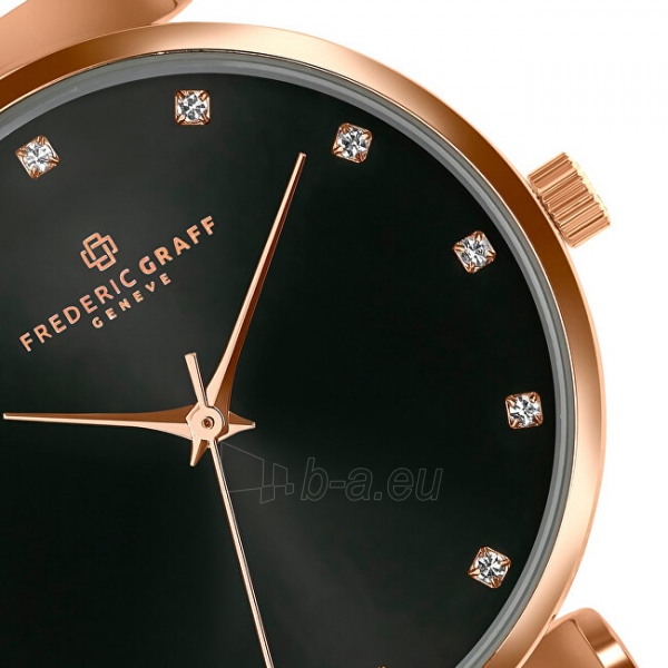 Moteriškas laikrodis Frederic Graff Batura Star Rose Gold Mesh Watch FCB-3918 paveikslėlis 4 iš 5