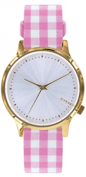 Женские часы Komono Estelle Vichy Pink KOM-W2855 paveikslėlis 1 iš 3