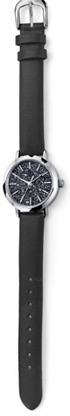 Женские часы Oliver Weber Turku Crystal Fabric Black 65048 BLA paveikslėlis 2 iš 3