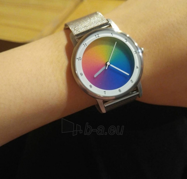 Moteriškas laikrodis Rainbow e-motion of colors Gamma Milanese AV45SsW-MBS-ga paveikslėlis 4 iš 6