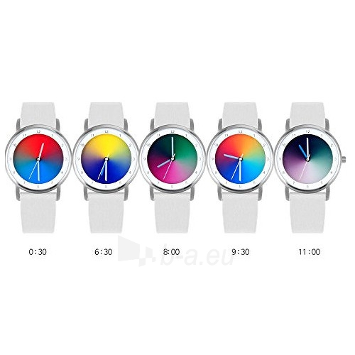 Женские часы Rainbow e-motion of colors Gamma white leather AV45SsW-WL-ga paveikslėlis 4 iš 4