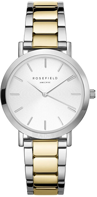 Women's watches Rosefield The Tribeca White Sunray Steel Silver Gold Duo TWSSG-T63 paveikslėlis 1 iš 4