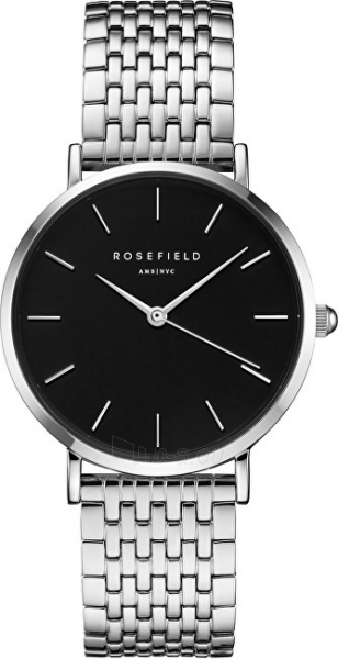 Women's watches Rosefield The Upper East Side Black Silver paveikslėlis 1 iš 3