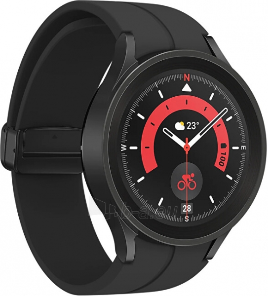 Moteriškas laikrodis Samsung Samsung Galaxy Watch5 PRO 45 mm LTE SM-R925FZKAEUE paveikslėlis 8 iš 10