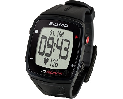 Moteriškas laikrodis Sigma Sporttester iD.RUN HR black paveikslėlis 1 iš 10
