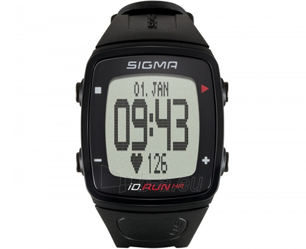 Moteriškas laikrodis Sigma Sporttester iD.RUN HR black paveikslėlis 9 iš 10