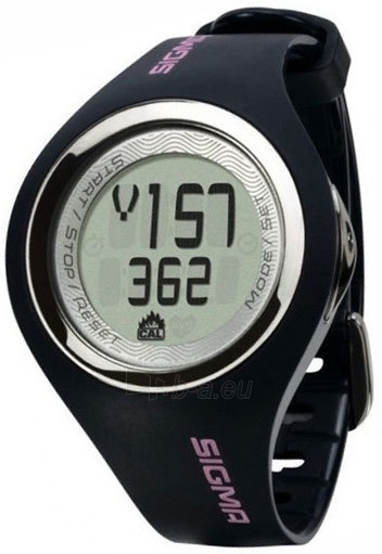 Moteriškas laikrodis Sigma Sporttester PC 22.13 Black paveikslėlis 1 iš 6