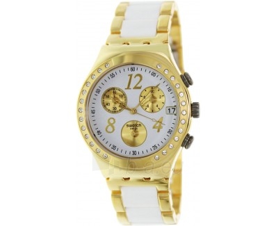 Moteriškas laikrodis Swatch Dreamwhite Yellow YCG407G paveikslėlis 1 iš 1