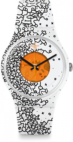 Женские часы Swatch Orange Pusher SUOW167 paveikslėlis 1 iš 4