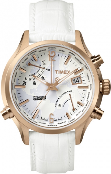 Женские часы Timex Intelligent Quartz World Time TW2P87800 paveikslėlis 1 iš 5