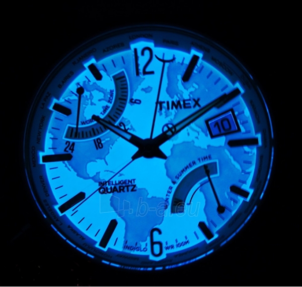 Женские часы Timex Intelligent Quartz World Time TW2P87800 paveikslėlis 3 iš 5