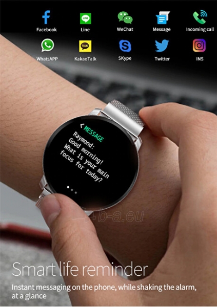 Moteriškas laikrodis Wotchi SmartWatch W02S paveikslėlis 2 iš 10