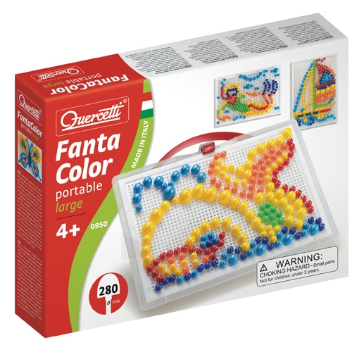 Mozaika Puzzle Quercetti 0950 Fanta Color no 4g. paveikslėlis 1 iš 4
