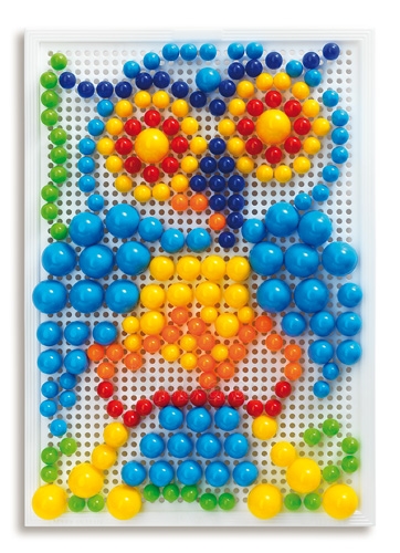 Mozaika Puzzle Quercetti 0950 Fanta Color no 4g. paveikslėlis 3 iš 4