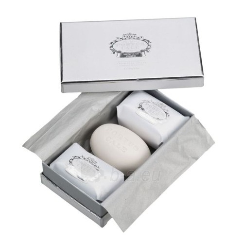 Muilas Castelbel Gift set of three luxury white & Silver soaps 3 x 150 g paveikslėlis 1 iš 1