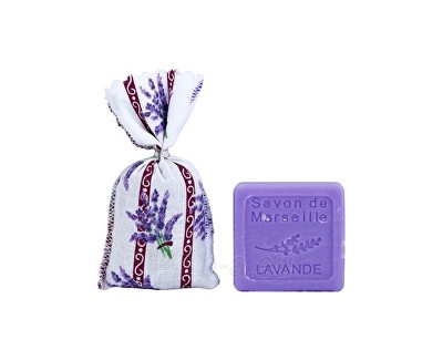 Muilas Le Chatelard Gift set Lavender sack 7 g + lavender soap 30 g paveikslėlis 1 iš 1
