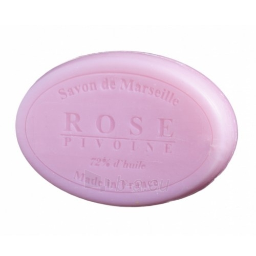Muilas Le Chatelard Luxurious French natural soap oval Rose and peony 100 g paveikslėlis 1 iš 1