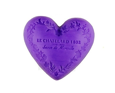 Muilas Le Chatelard Luxury French natural soap heart shaped Vials and blackberries 25 g paveikslėlis 1 iš 1