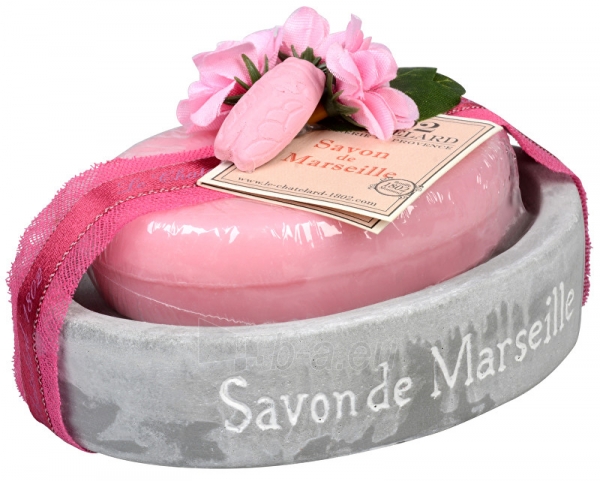 Muilas Le Chatelard Luxury natural soap with soap Rose 100 g paveikslėlis 1 iš 1
